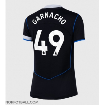 Billige Fotballdrakt Chelsea Alejandro Garnacho #49 Replika Tredjedrakt Dame 2025-26 Kortermet